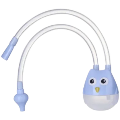 Cartoon Print Big Size Silica Gel Children'S Hygienic Nasal Aspirator For Nose Nose Cleaning - 1 Pc - Rokomari product
